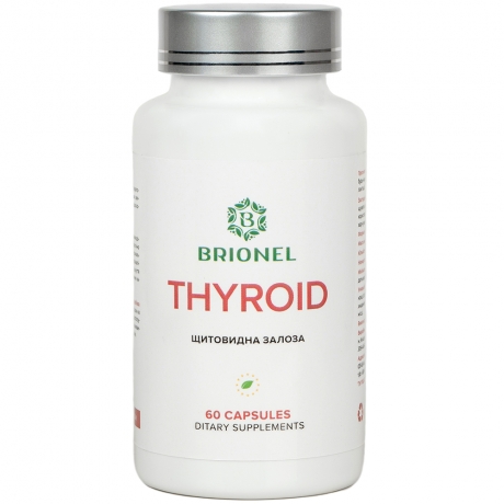 Тайрод, поддержка щитовидной железы, Thyroid Brionel, 60 кап