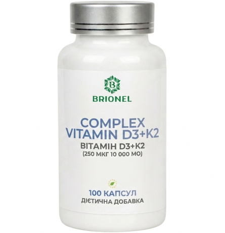 Витамин D3 (10 000 МО) Brionel, 100 кап