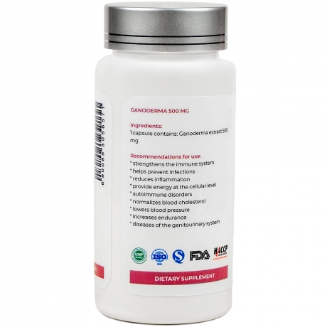 Ганодерма, Ganoderma Brionel, 60 кап