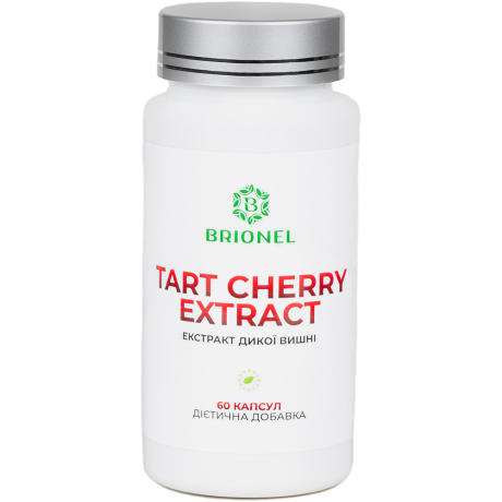 Екстракт дикої вишні, Tart Cherry Extract Brionel, 60 кап